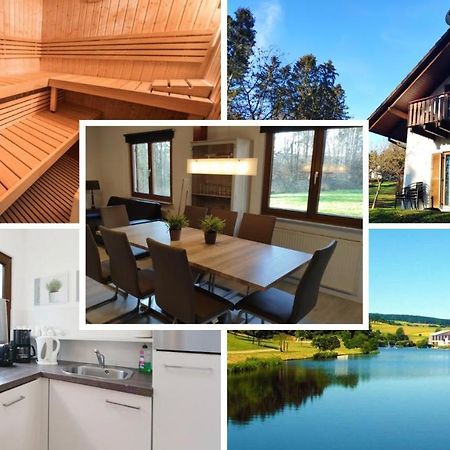 Seepark Kirchheim Ferienhaus Bei Zeta Mit Sauna Extérieur photo